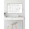 WallPops Black & White Dry Erase Calendar